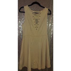Womens Beige Dress